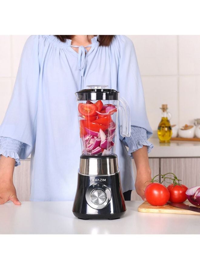 2-In-1 Two Speed Food Blender 800 ml 300 W 05-2103-01 Black/Gold/Clear