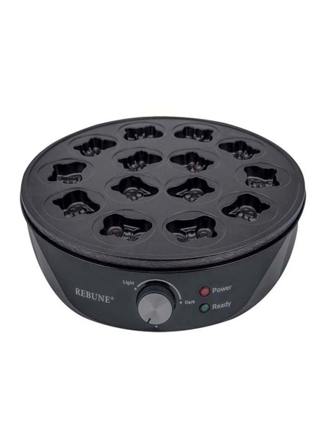 REBUNE Electric Butterfly Pancake Maker 1200W 1200.0 W Re-5-062 Black