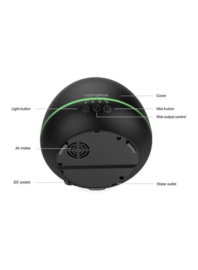 homgeek Aroma Air Humidifier 400ML Black 0.4Liters  - Image 3