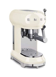 smeg 50's Style Espresso Coffee Machine 1350W 1 L 1350 W ECF01CREU/AU Cream/Silver  - Image 3