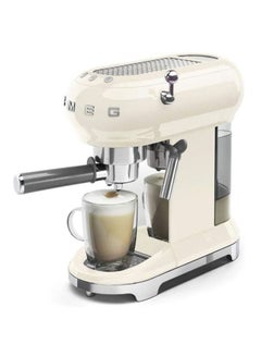 smeg 50's Style Espresso Coffee Machine 1350W 1 L 1350 W ECF01CREU/AU Cream/Silver  - Image 4