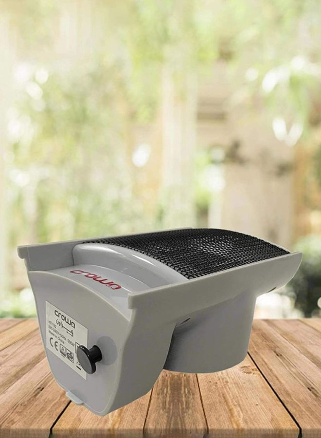 مدفأة غرفة من السيراميك بقدرة 500 وات 500.0 W HT-132 أبيض/ رمادي