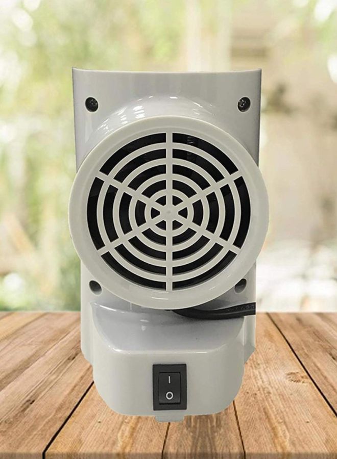 مدفأة غرفة من السيراميك بقدرة 500 وات 500.0 W HT-132 أبيض/ رمادي