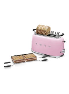 smeg 50's Retro Style Aesthetic 4-Slice Toaster 1500W 1635.0 W TSF02PKUK Pink/Silver  - Image 3