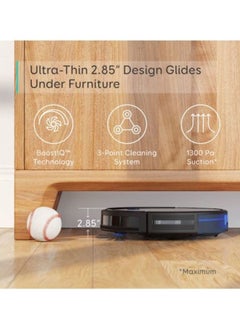 إيوفي مكنسة كهربائية روبوفاك 11S ماكس 0.6 L 100 W T2108K11 أسود  - Image 2