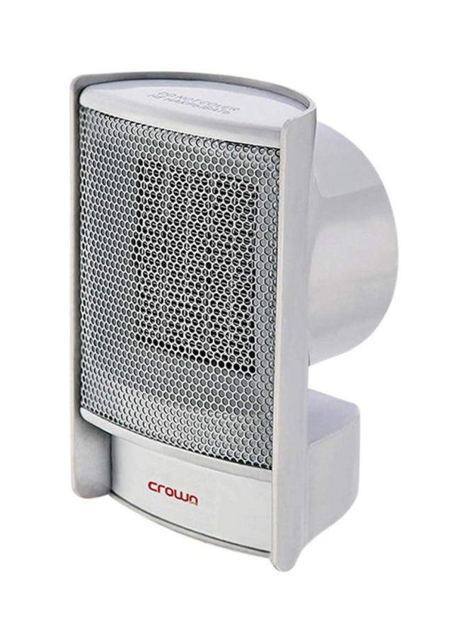 مدفأة غرفة من السيراميك بقدرة 500 وات 500.0 W HT-132 أبيض/ رمادي