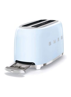 smeg 50's Retro Style Toaster 1500W 1500.0 W TSF02PBUK Blue/Silver  - Image 4
