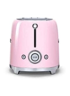 smeg 2-Slice Retro Toaster 1035 W TSF01PKUK/AU Pink  - Image 4