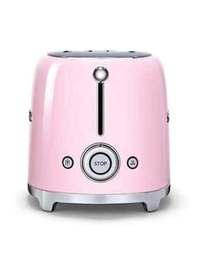 smeg 2-Slice Retro Toaster 1035 W TSF01PKUK/AU Pink  - Image 4