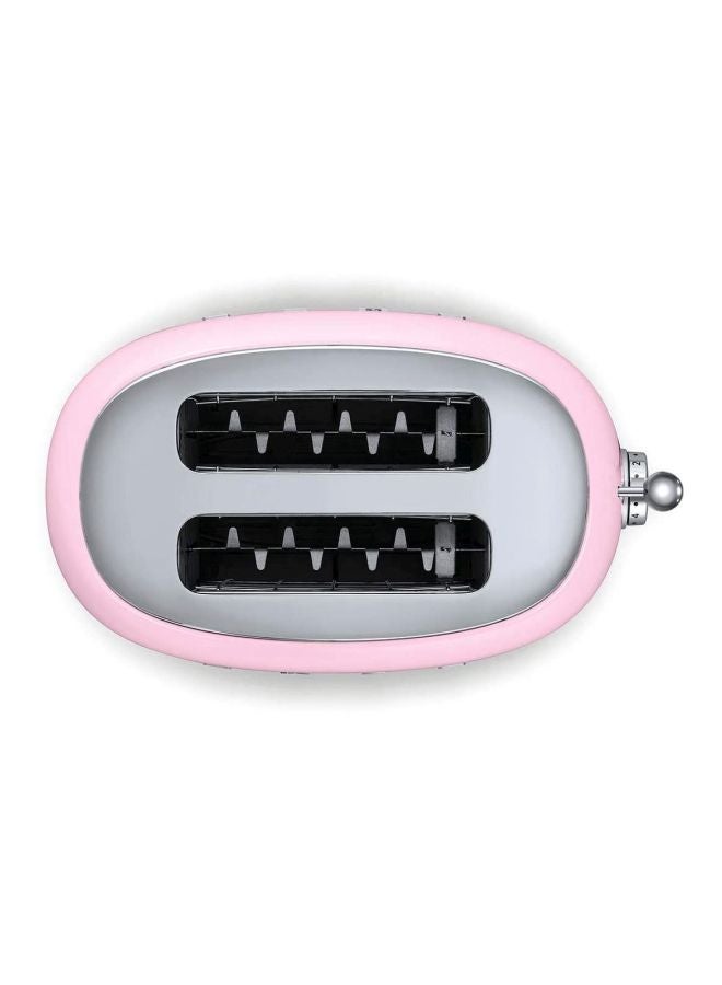 smeg 2-Slice Retro Toaster 1035 W TSF01PKUK/AU Pink  - Image 5