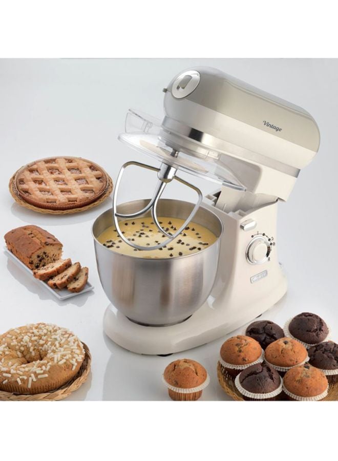 Ariete Vintage Plastic Mixer 5.5L 5.5 L 2400.0 W C158803ARAS Cream  - Image 2