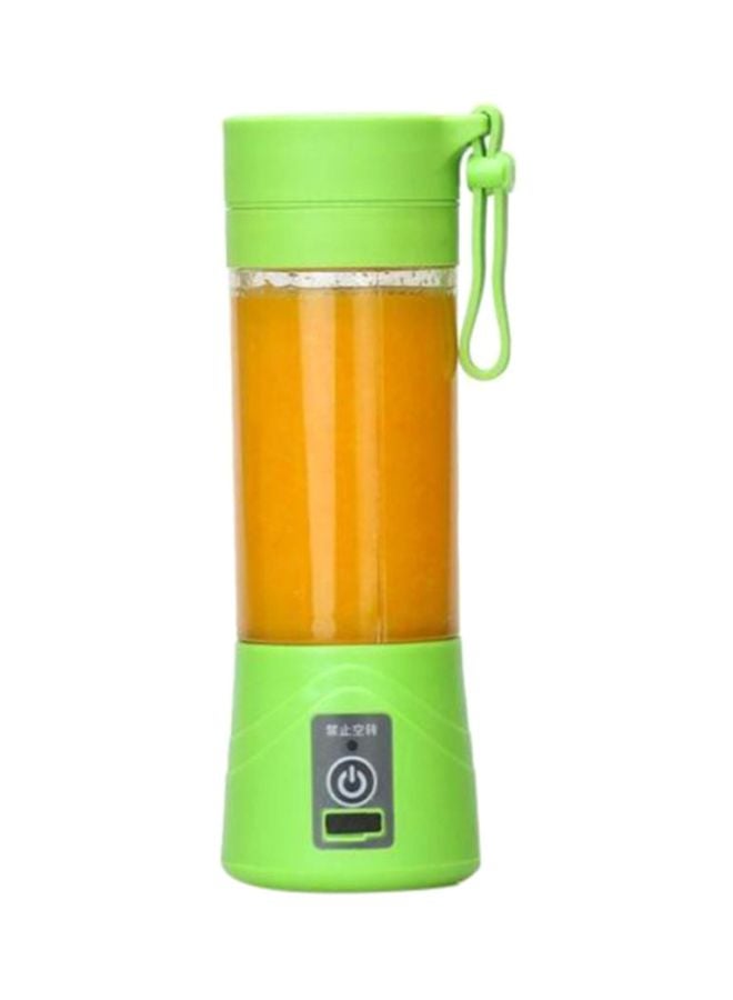 شاشكا خلاط كهربائي صغير بمنفذ USB 2976 شفاف / أخضر  - Image 2