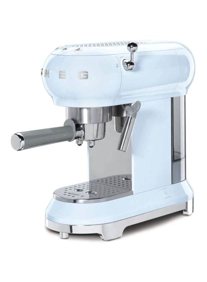 سميج ماكينة قهوة اسبريسو اسثيتيك بسعة 1 لتر وقدرة 1350 وات بطراز الخمسيينات الكلاسيكي 1.0 L 1350.0 W ECF01PBEU أزرق باستل/فضي - Image 3