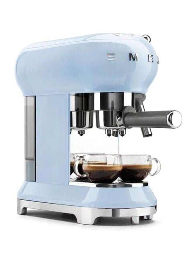 سميج ماكينة قهوة اسبريسو اسثيتيك بسعة 1 لتر وقدرة 1350 وات بطراز الخمسيينات الكلاسيكي 1.0 L 1350.0 W ECF01PBEU أزرق باستل/فضي - Image 5