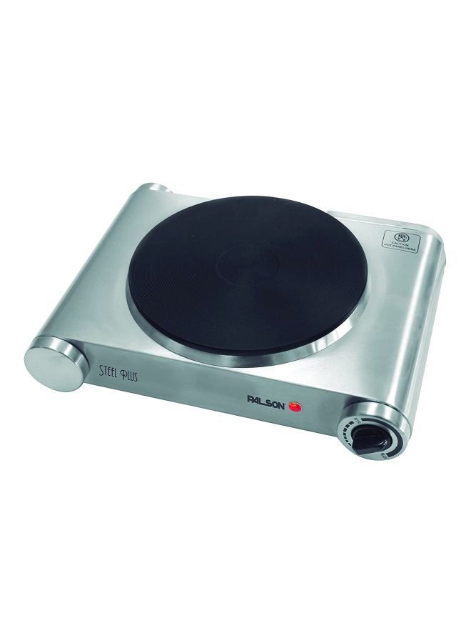 PALSON Steel Plus Electric Hob 1500W 30992 Silver - Image 1