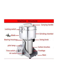 ARTC High Speed Multipurpose Food Grinder 2500W 1000.0 ml 2500.0 W 1000A Silver  - Image 5