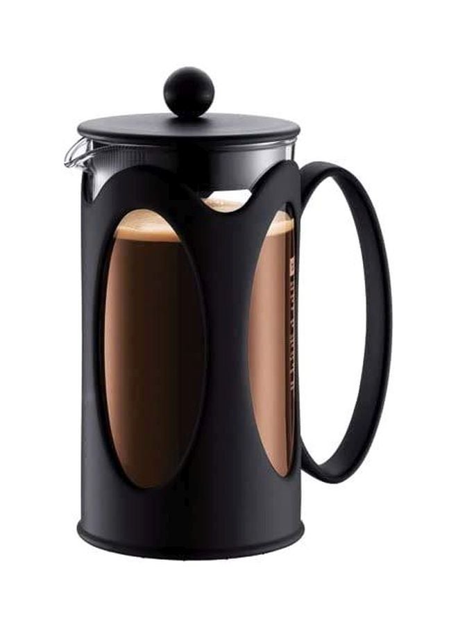 bodum Kenya Coffee Maker Black/Clear - Image 1