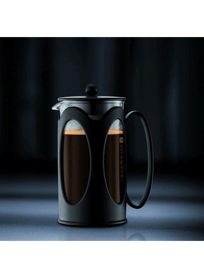 bodum Kenya Coffee Maker Black/Clear - Image 4