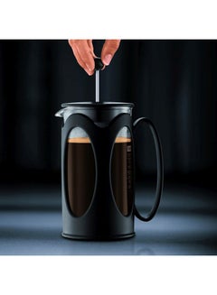 bodum Kenya Coffee Maker Black/Clear  - Image 3