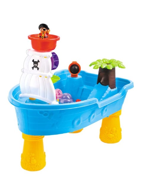 20-Piece Pirate Sand Water Table And Beach Toy Set