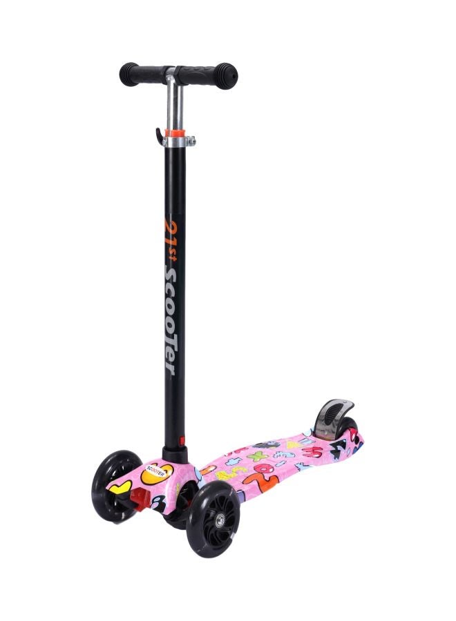 Cool Baby Adjustable Kick Scooter With Light Up Wheels Multicolour 61x15x28cm - Image 1