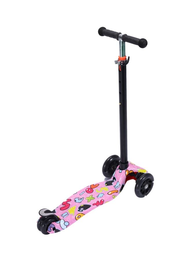 Cool Baby Adjustable Kick Scooter With Light Up Wheels Multicolour 61x15x28cm - Image 4
