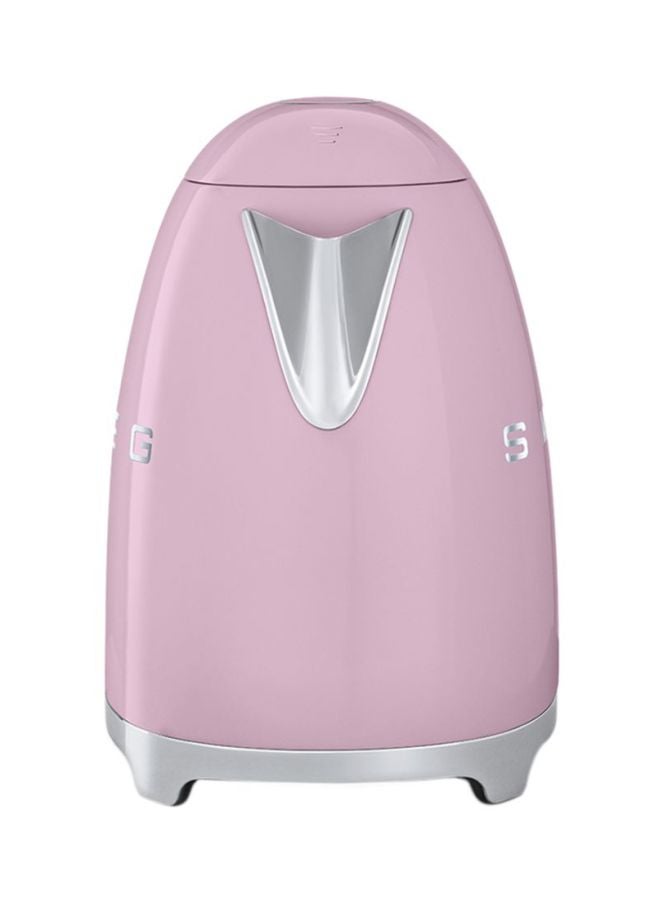 smeg 50's Retro Style Aesthetic Countertop Kettle 1.7 L 2400 W KLF03PKAU Pink/Silver  - Image 3
