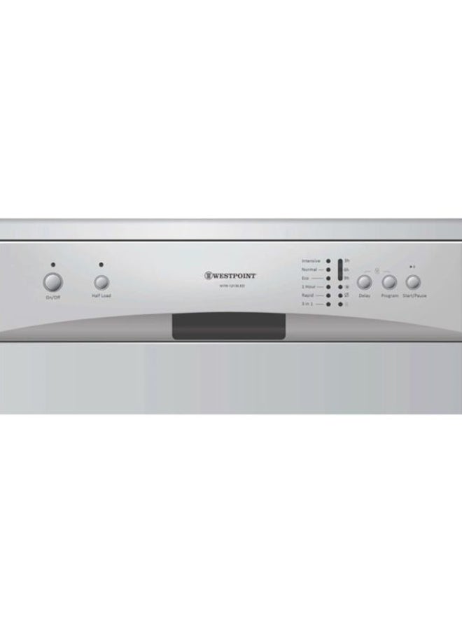 ويست بوينت غسالة أطباق كهربائية WYM1216ERS فضي  - Image 3