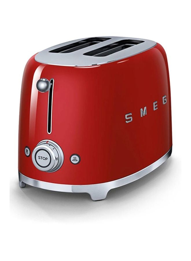 smeg - 2-Slice Retro Toaster 1035 W TSF01RDAU Red - Image 1
