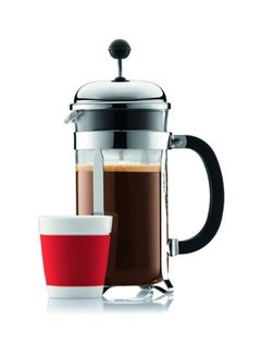 bodum Chambord Coffee Maker 1.0 L BD-1928-16 Silver/Clear  - Image 3