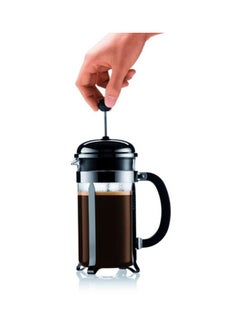 bodum Chambord Coffee Maker 1.0 L BD-1928-16 Silver/Clear  - Image 4