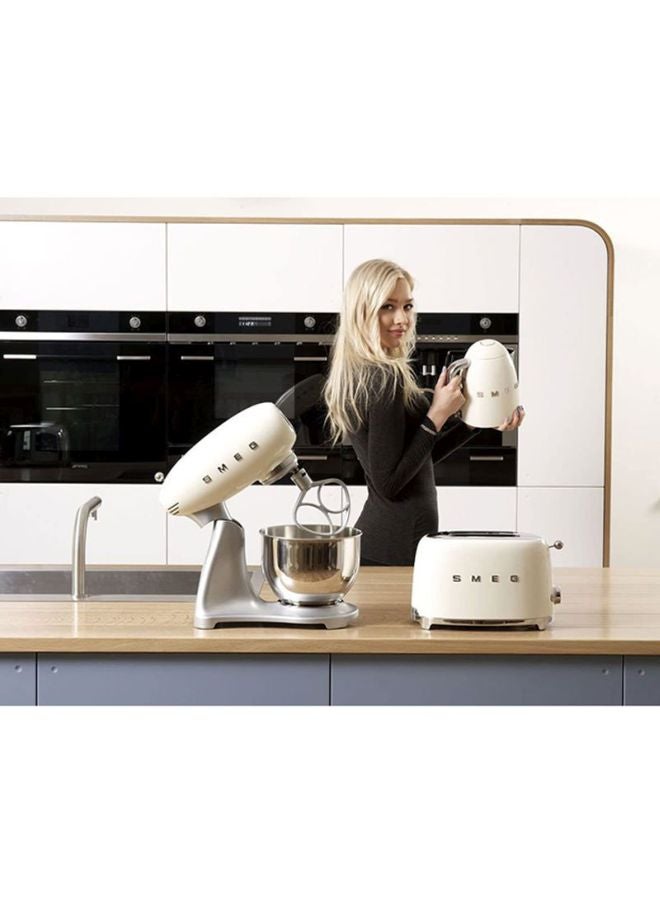 smeg - 50's Retro Style Aesthetic Electric Kettle 1.7 L 2400 W KLF03CRAU, KLF03CRUK Cream - Image 1