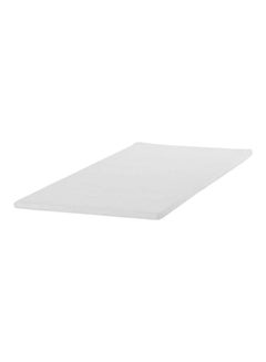 Sleep Fine Mattress Topper With Cover Memory Foam White 200x100x5cm  - Image 1