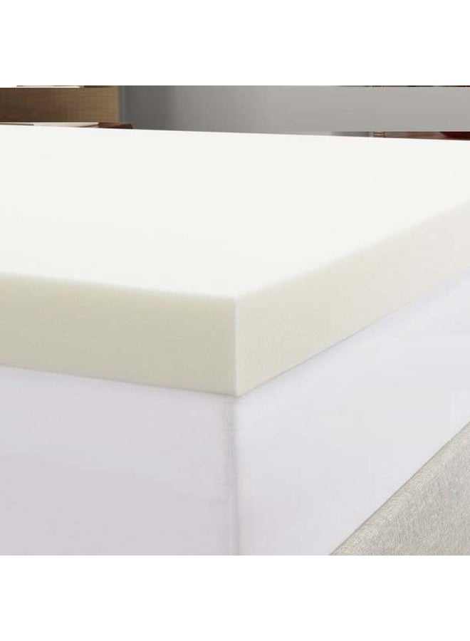 سليب فاين غطاء فراش memory_foam أبيض 200x200x10سم  - Image 3