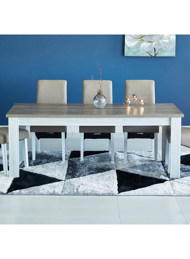 Home Box 8-Seater Angelic Dining Table Without Chairs Beige 200x75x90cm  - Image 3