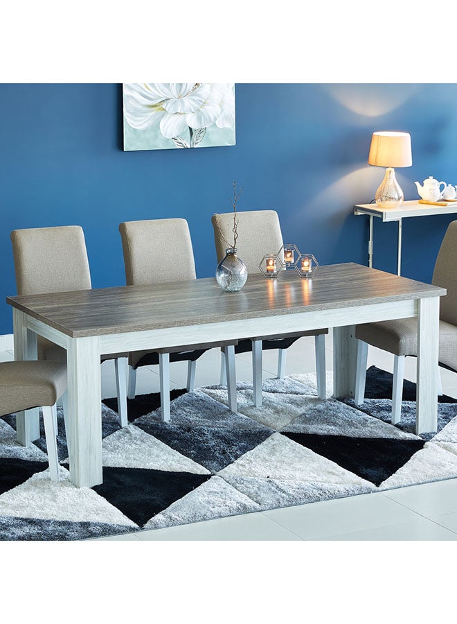 Home Box 8-Seater Angelic Dining Table Without Chairs Beige 200x75x90cm  - Image 4