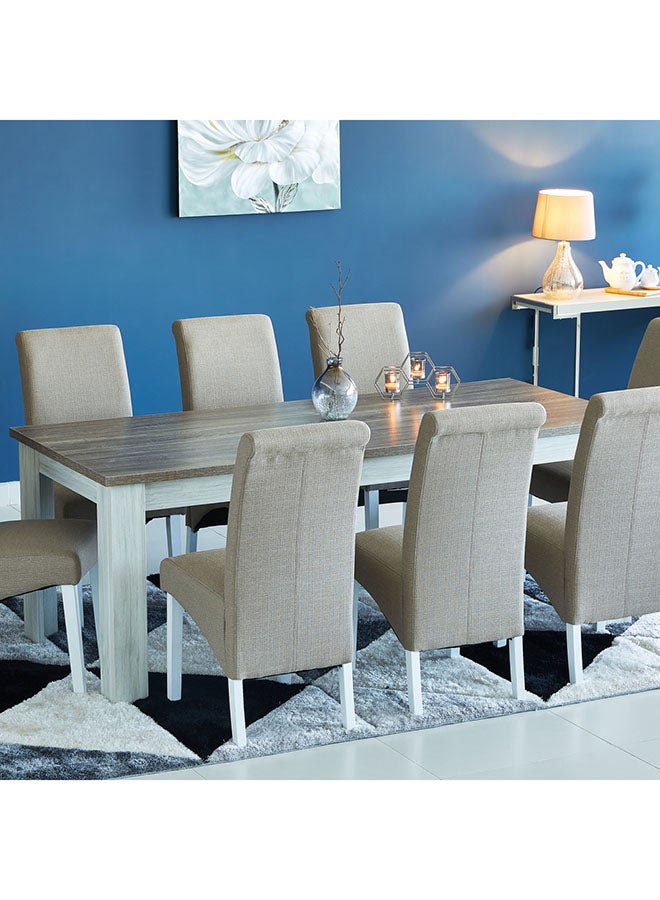 Home Box 8-Seater Angelic Dining Table Without Chairs Beige 200x75x90cm  - Image 5