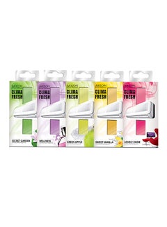 أريون مجموعة عطر مكيف الهواء من مجموعة كليما فريش من 5 قطع متعدد الألوان 5x31.8جرام  - Image 1