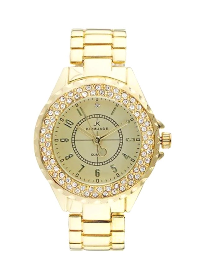 KIM & JADE - Women's Stainless Steel Analog Watch 2033L-GG - 26 mm - Gold - Image 1