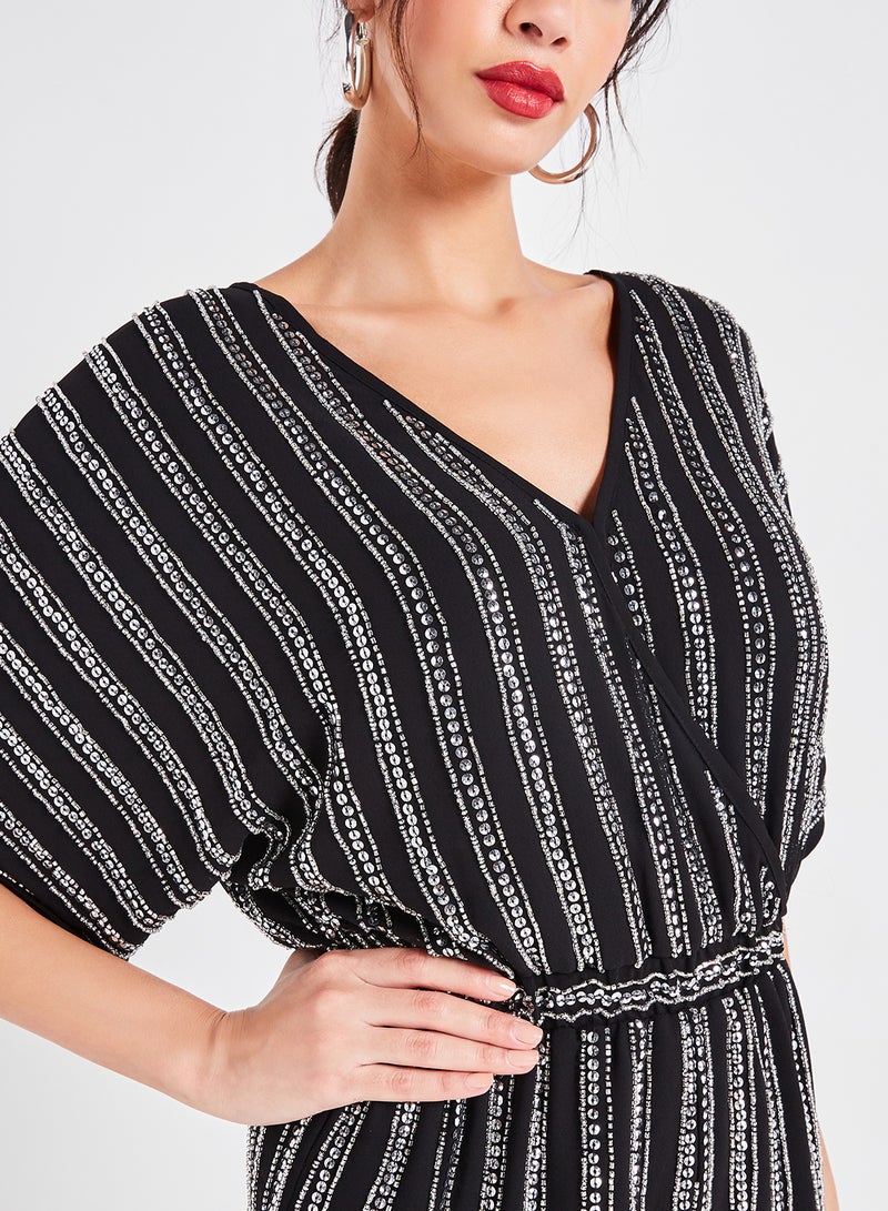 tfnc LONDON - Novale Embellished Playsuit Black - Image 1