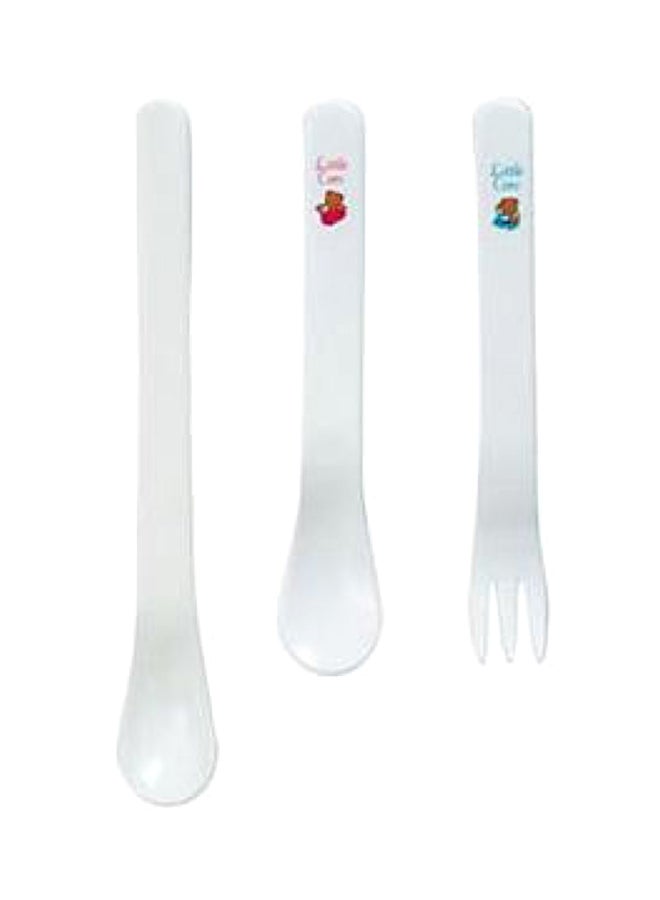 3-Piece First Spoon And Fork, 6+ M - White - v1597660737/N11583516A_1