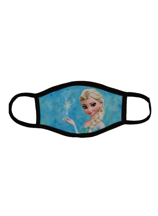 2-Piece Unicorn And Frozen Princess Printed Face Mask - Image 2