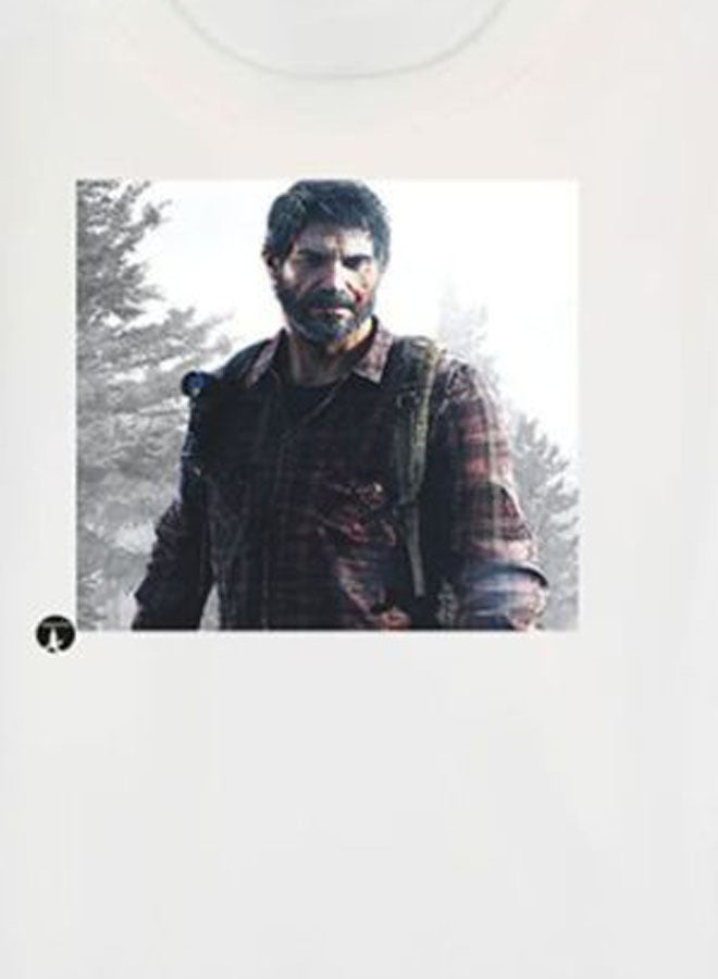 بي بي تيشيرت بطبعة رسمة أبيض/ أسود - Image 3