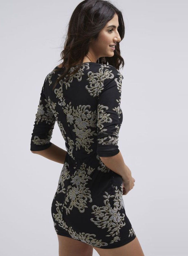tfnc LONDON - Rouge Midi Bodycon Dress Black - Image 1