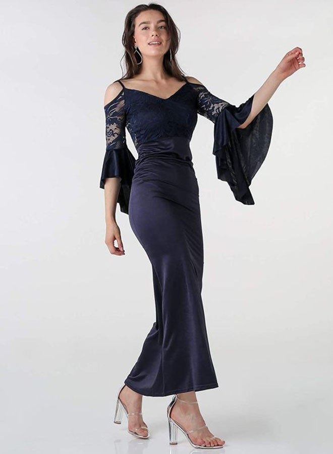 tfnc LONDON - Slovana Maxi Dress Navy - Image 1