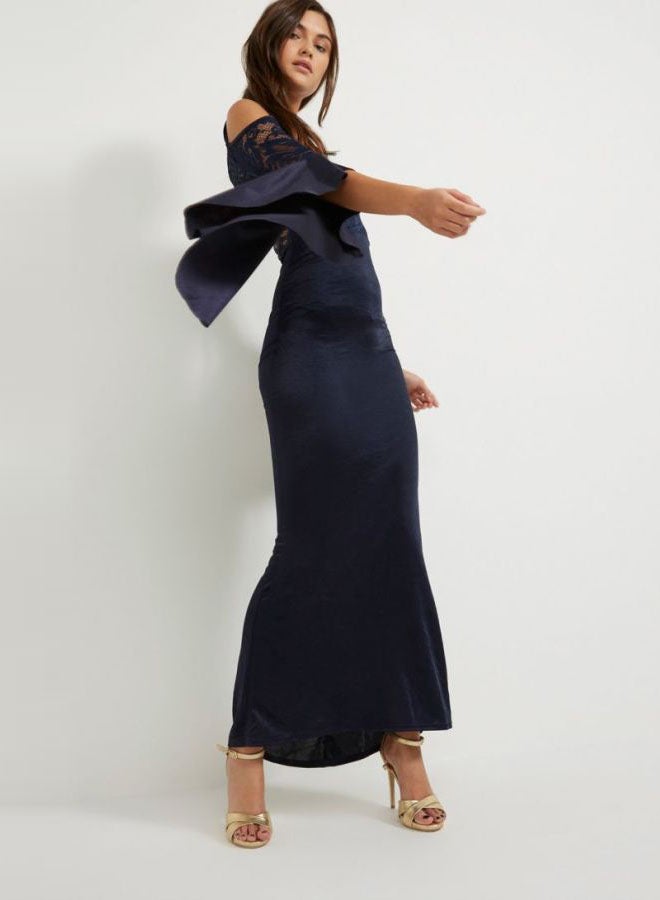 tfnc LONDON - Slovana Maxi Dress Navy - Image 1