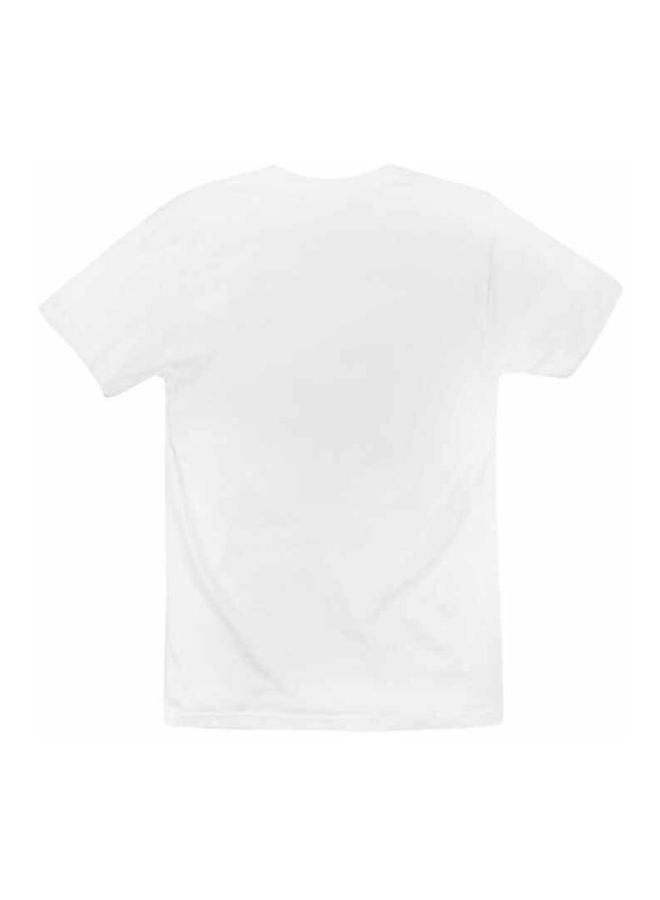 BP - Anime Naruto Printed T-Shirt White/Black - Image 1