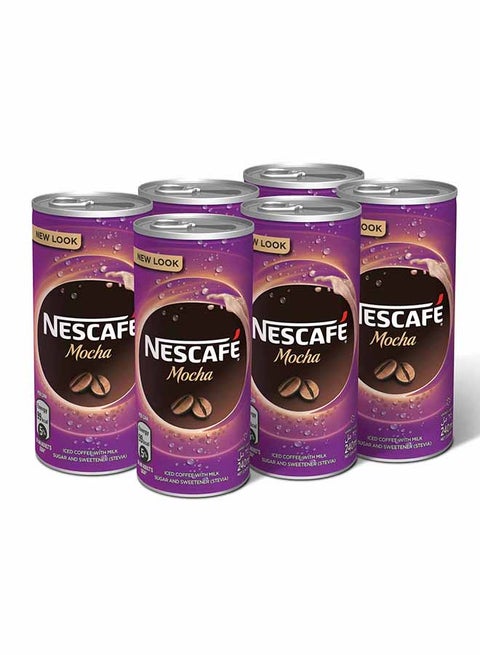 Ready To Drink Mocha Chilled Coffee 240ml Pack of 6