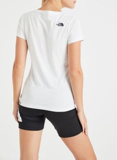 THE NORTH FACE Never Stop Exploring T-Shirt White  - Image 2