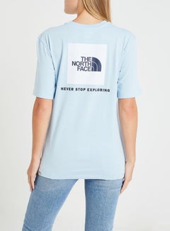 THE NORTH FACE Boyfriend Redbox T-Shirt Blue  - Image 2